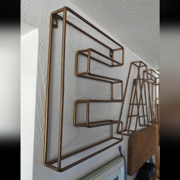 Metal kitchen decor, "EAT" sign, metal letters, farmhouse, vintage, retro - Picture 4 of 5